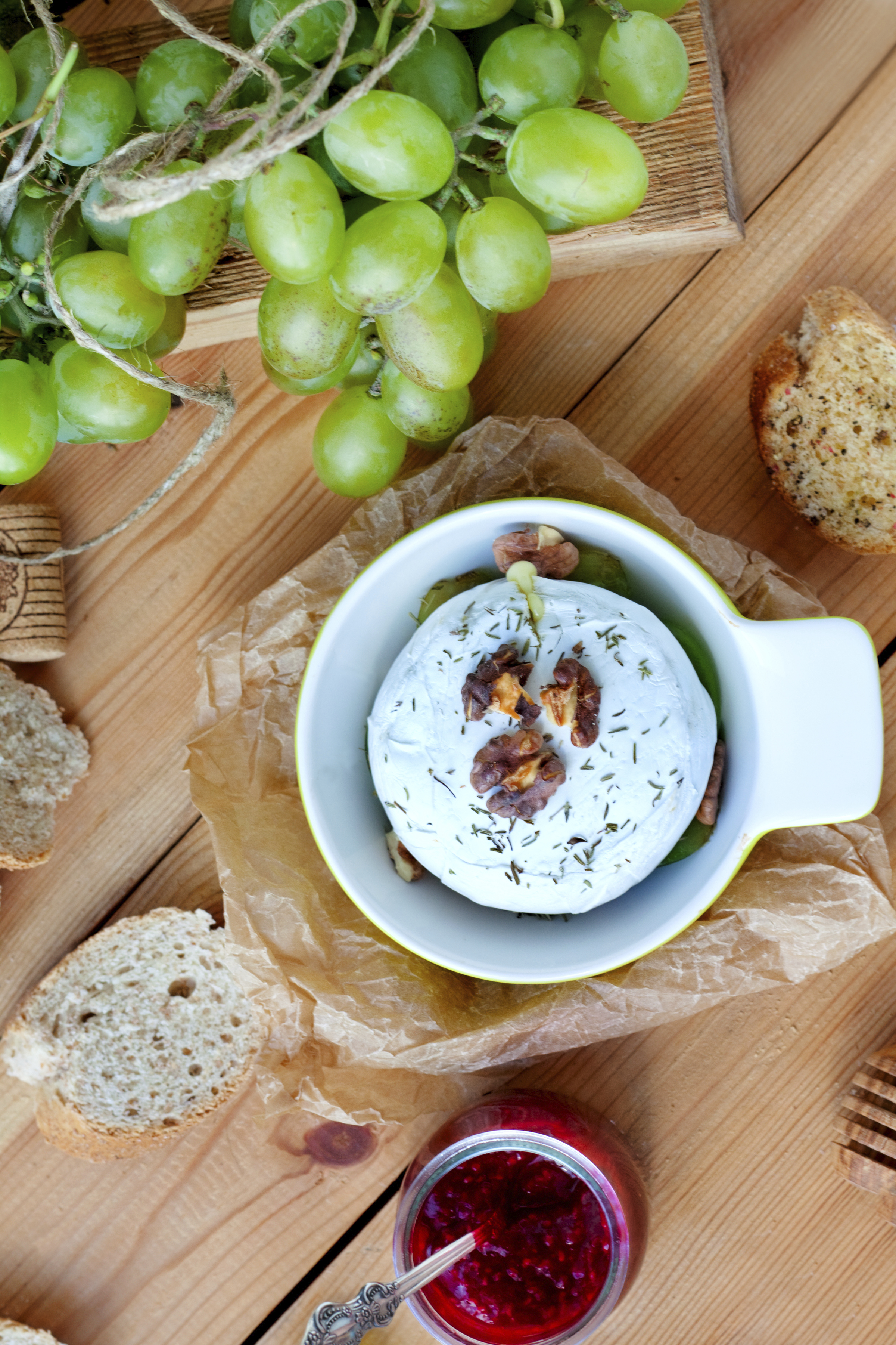 Tostaditas de Camembert y Brie