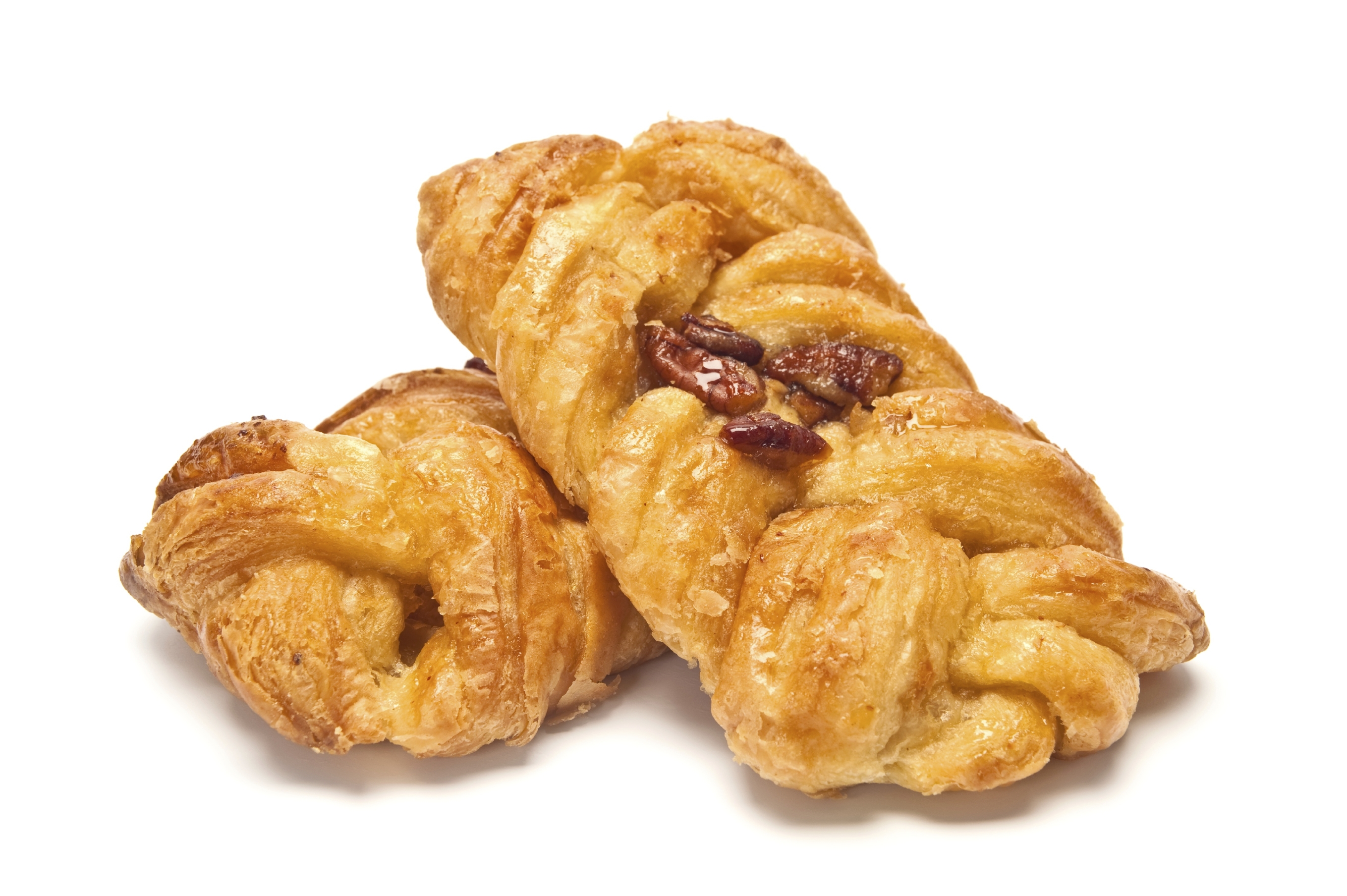 Trenzas de hojaldre con dulce de leche