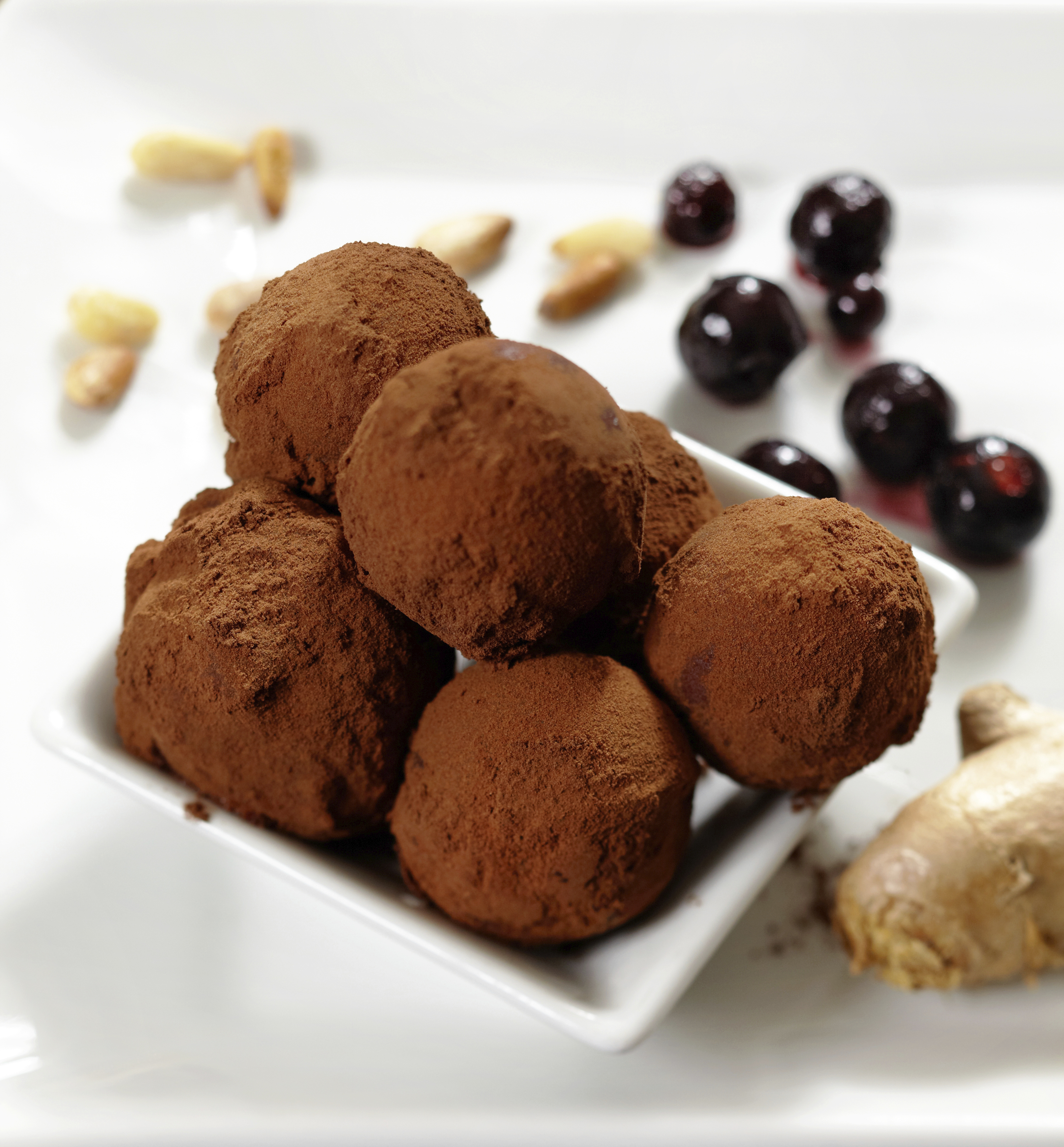 Trufas de jengibre caseras