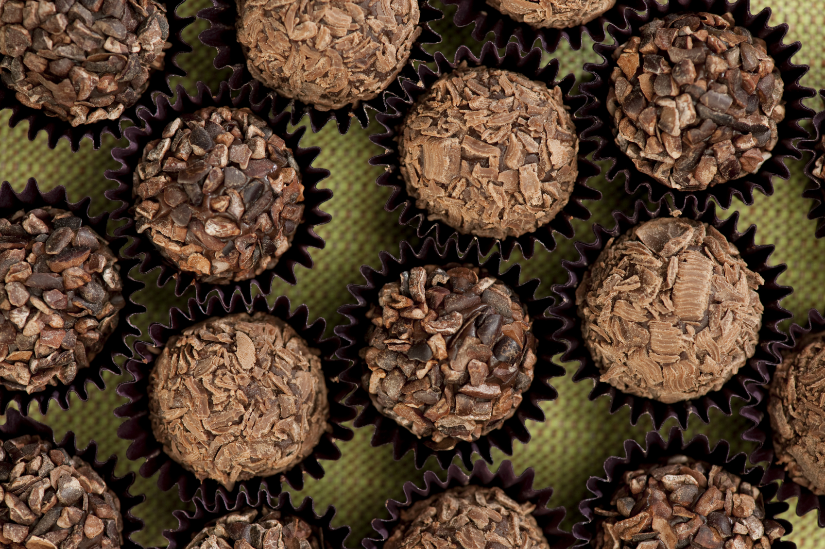 Trufas de chocolate con galletas