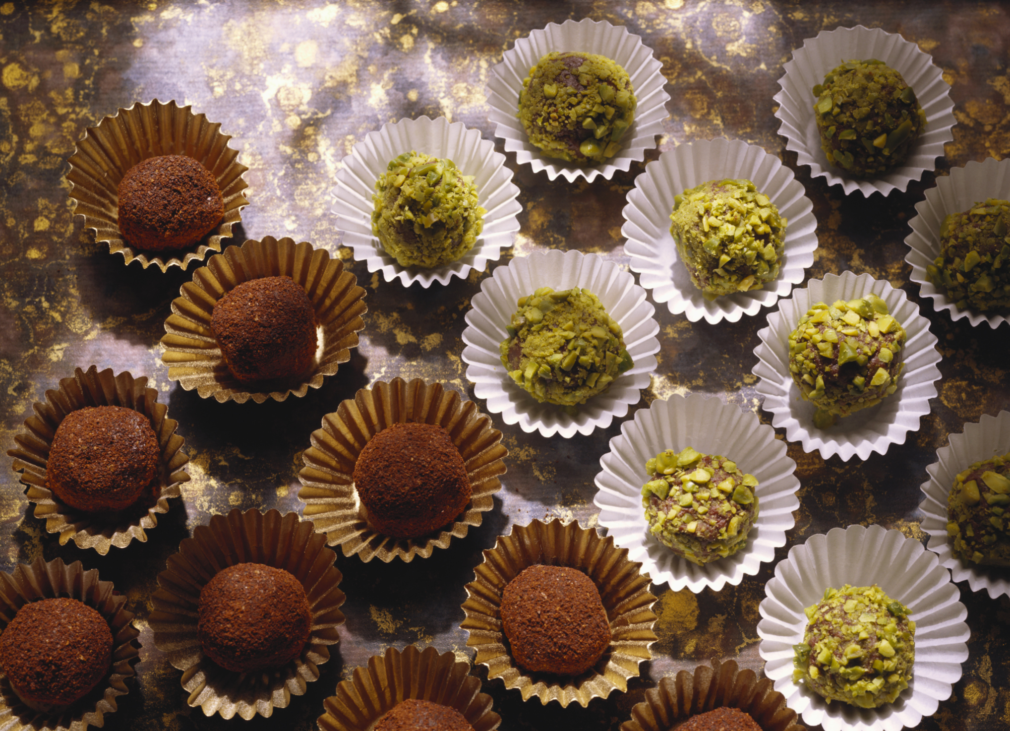 Trufas de chocolates Navideñas