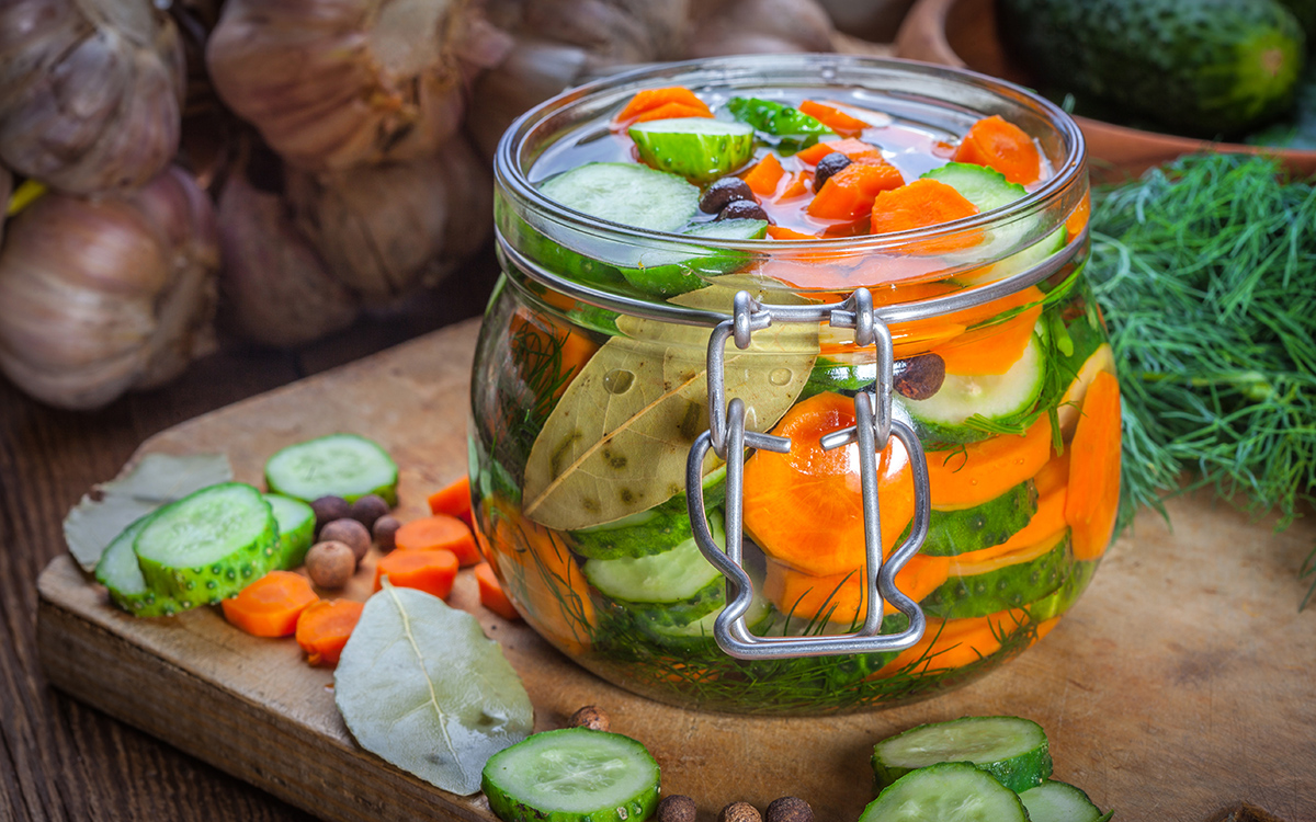 Verduras encurtidas o pickles