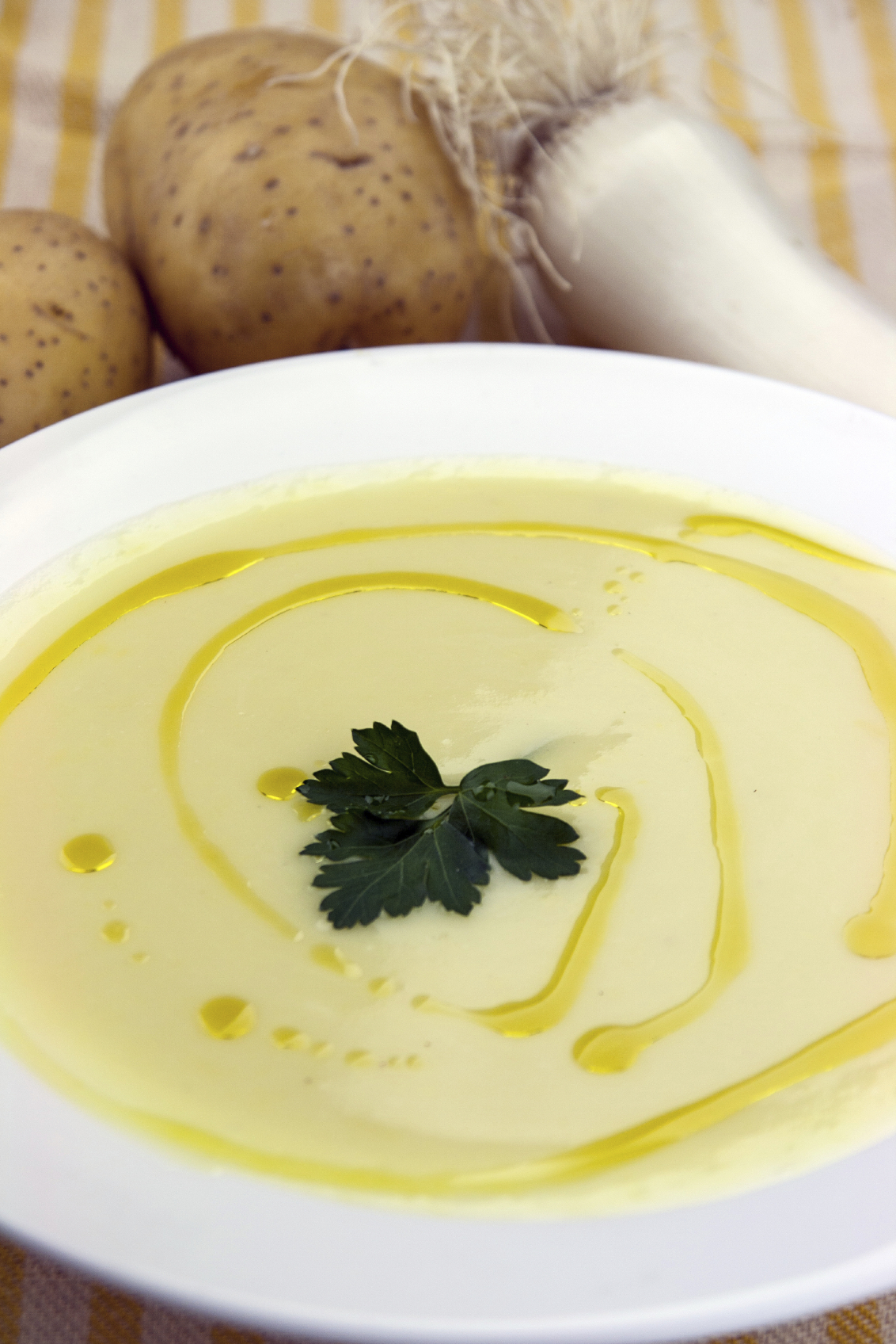 Vichyssoise de patata y puerro